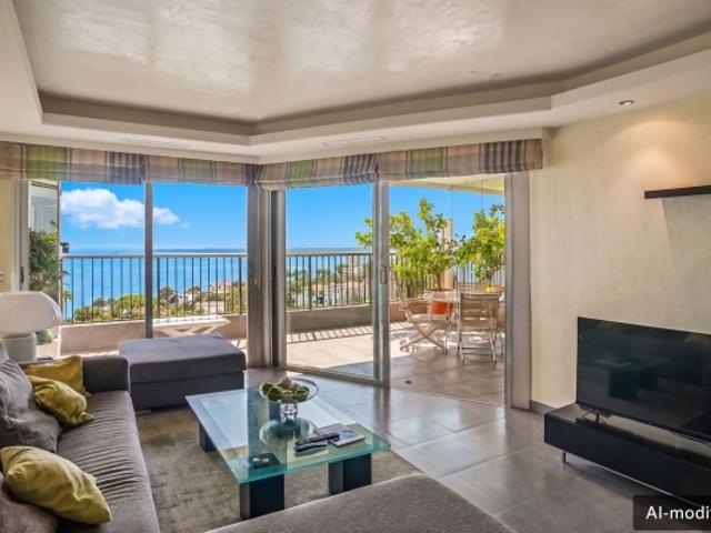 Super Cannes – Appartement vue mer panoramique, dans une résiden
