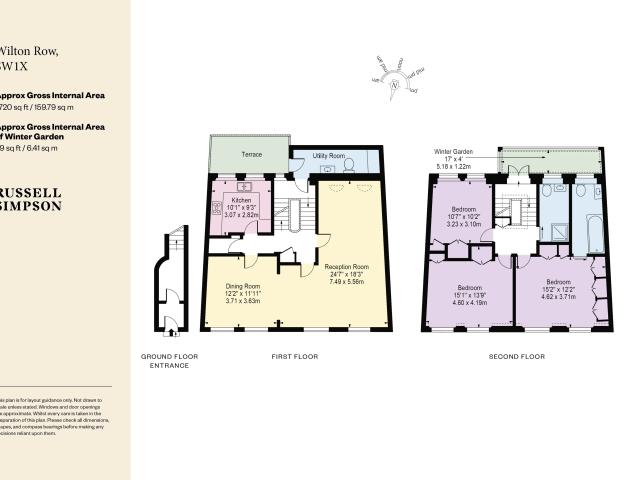 Superb three bedroom mews house with generous reception spaces