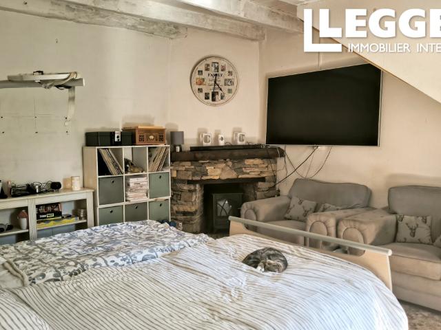 Superbe maison en pierre avec gîte, des dépendances, un terrain & un etang située à la lisière d'un village