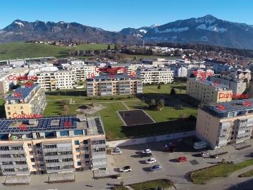 Rue De Corbières, Bulle, Greyerzbezirk, Kanton Freiburg