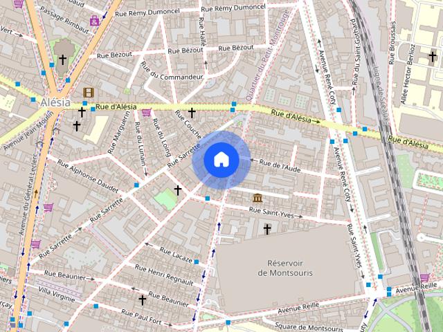 Superbe appartement proche ALESIA Bail mobilité