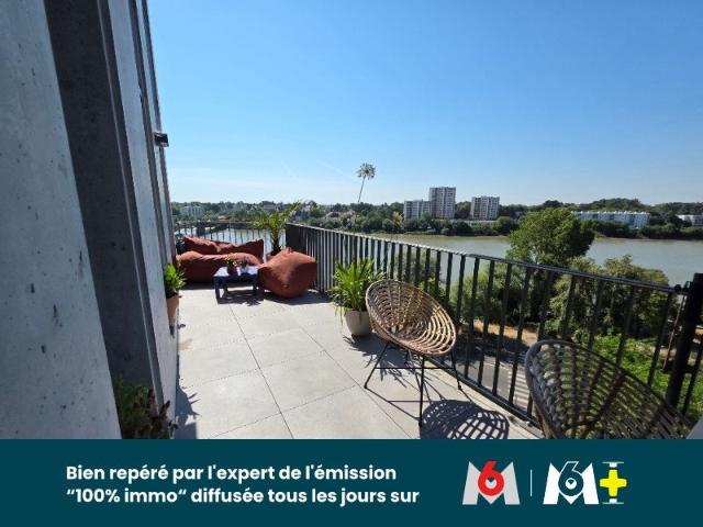 Superbe Appartement Standing 3 chambres Avec Vue Loire 106m² Nantes