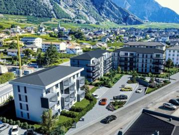 Leytron, Bezirk Martinach, Wallis - Terrasse