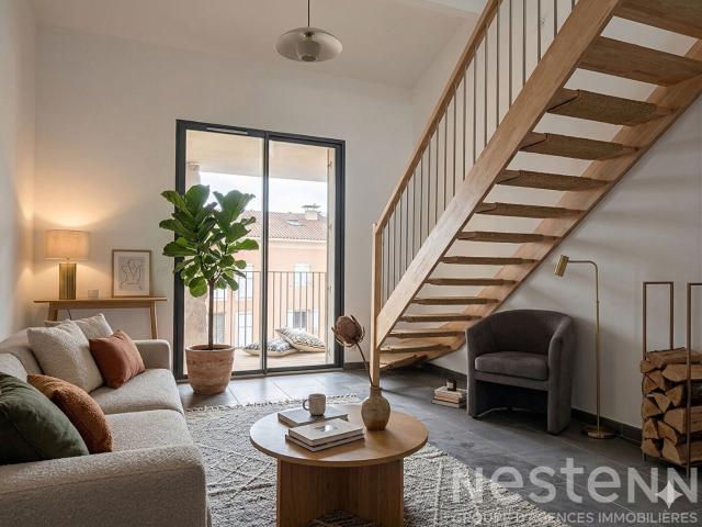 Superbe appartement 3 pièces neuf avec terrasse tropézienne. 57m² Bormes les Mimosas