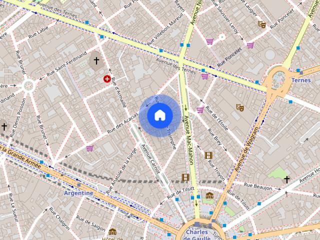 Superbe appt pour 4/pers Arc de Triomphe Bail Mobilité