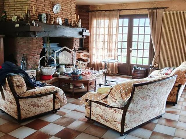 Superbe longère traditionnelle de plain pied avec étangs