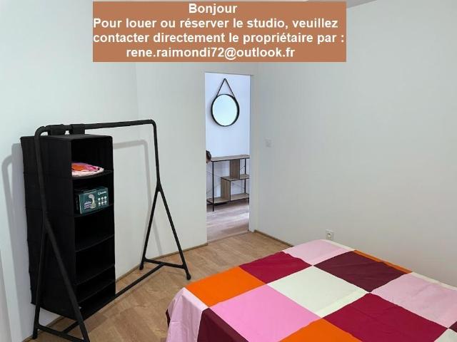 Superbe studio rénové – Calme, sécurisé