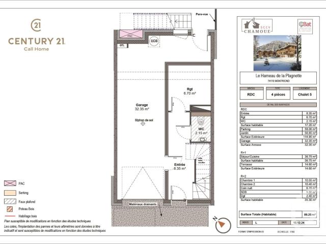Superbe triplex, dans ce nouveau programme de seulement 6 ap. 89m² Montriond
