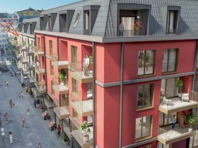 Superbe 4.5 pièces neuf d' Angle Sud Ouest 97 m2 + Balcon Wunderschöne 4.5 Zimmer Eckwohnung Süd Westen 97 m2 + Balkon