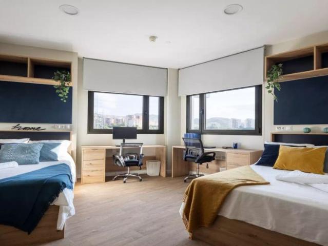 Superior Twin Studio in the Student Residence in Seville Price per person