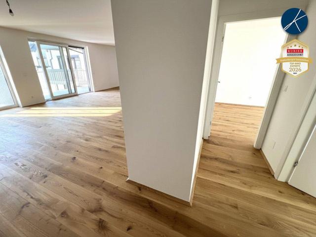 Superprojekt: 'Über den Baumwipfeln TOP 46 MIT ÜBERDACHTEM BALKON 17,5 m²