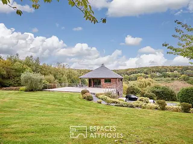 Surville 14130 Achat / Vente maison 7 pièces t7 au dernier étage piscine