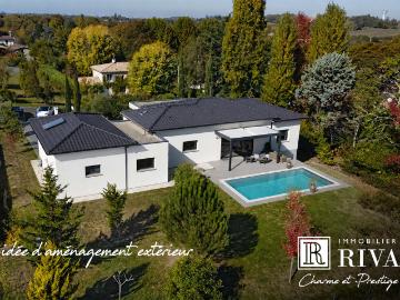 Sur Les Coteaux Villa 170 M2 3 Ch Vue Degagee 170m² Latresne