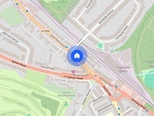 Sussex Gardens, Highgate, N6