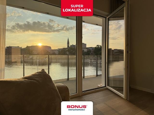 Nowoczesny apartament z panoramicznym widokiem na Odrę
