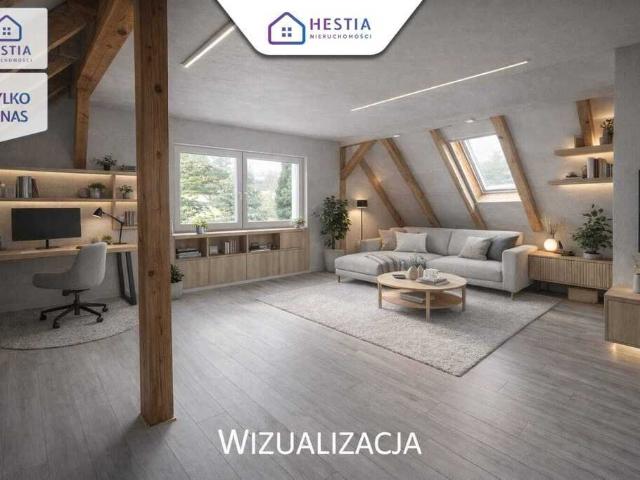 Do sprzedania bezczynszowe mieszkanie z antresolami i ogródkiem
