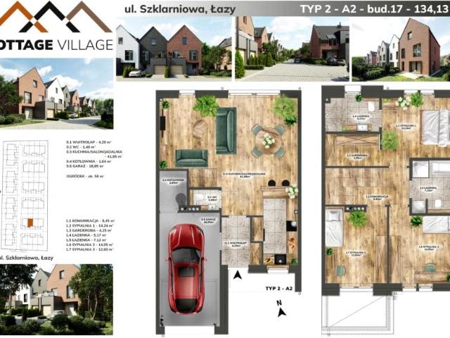 Szklarniowa 133 m², Łazy