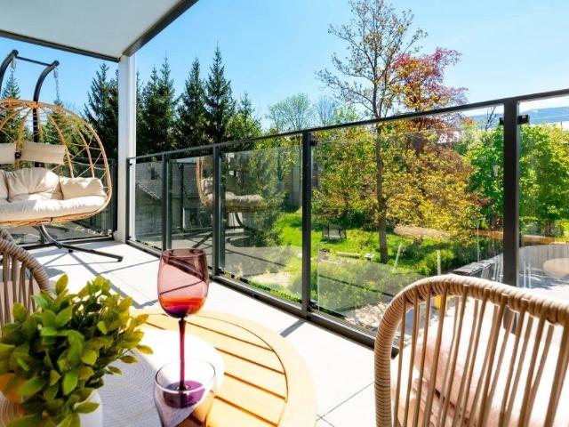 Nowoczesny apartament z widokiem na góry w Szklarskiej Porębie