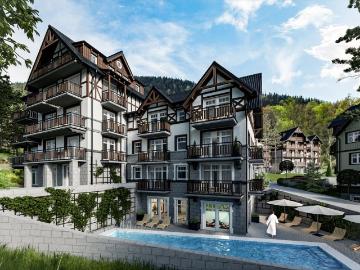 Nowoczesne 2 pokojowe mieszkanie w Dolinie Park Resort