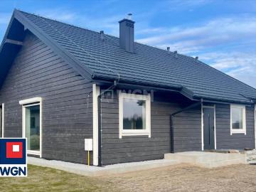 Nowoczesny dom szkieletowy 134 m2 z antresolą i garażem